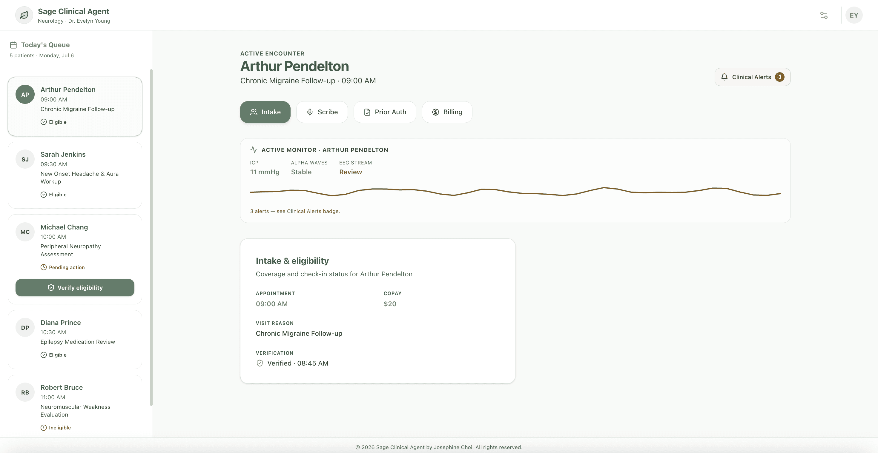 Sage Clinincal Agent preview